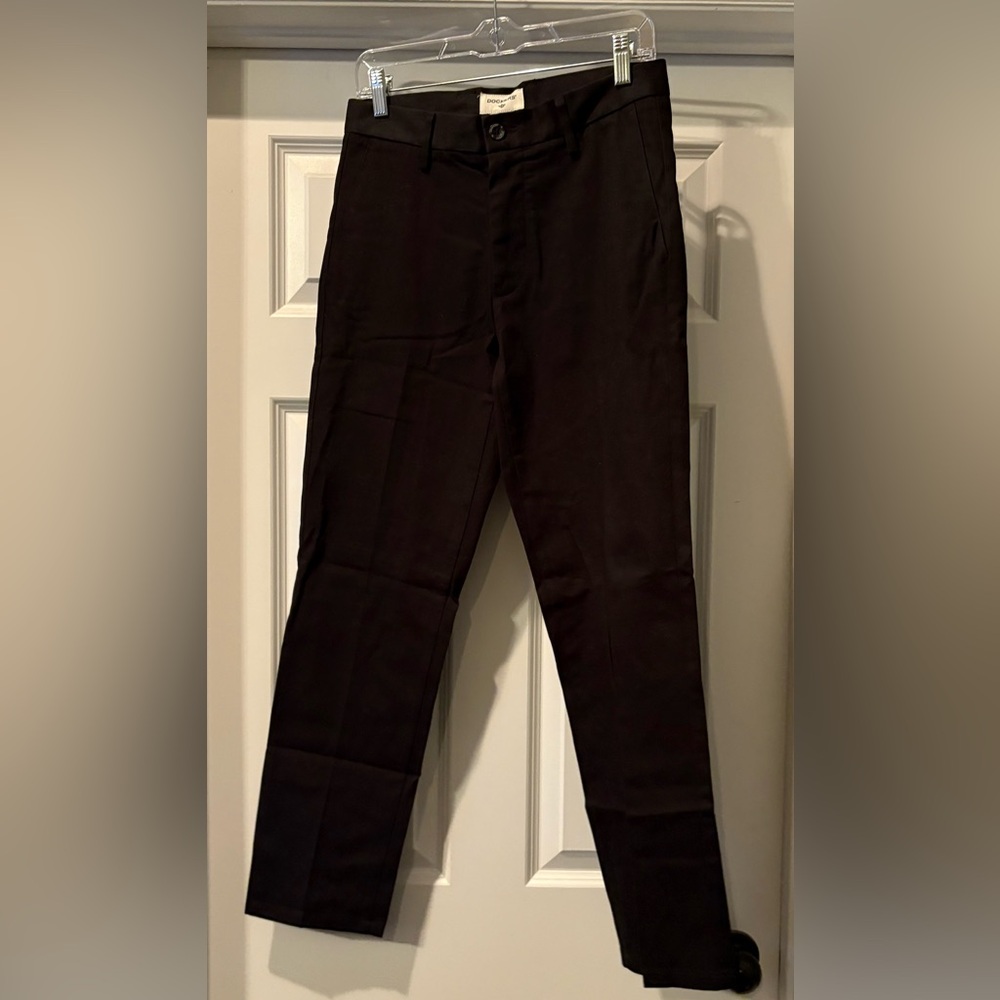 Dockers Men's Slim Tapered Black Pants